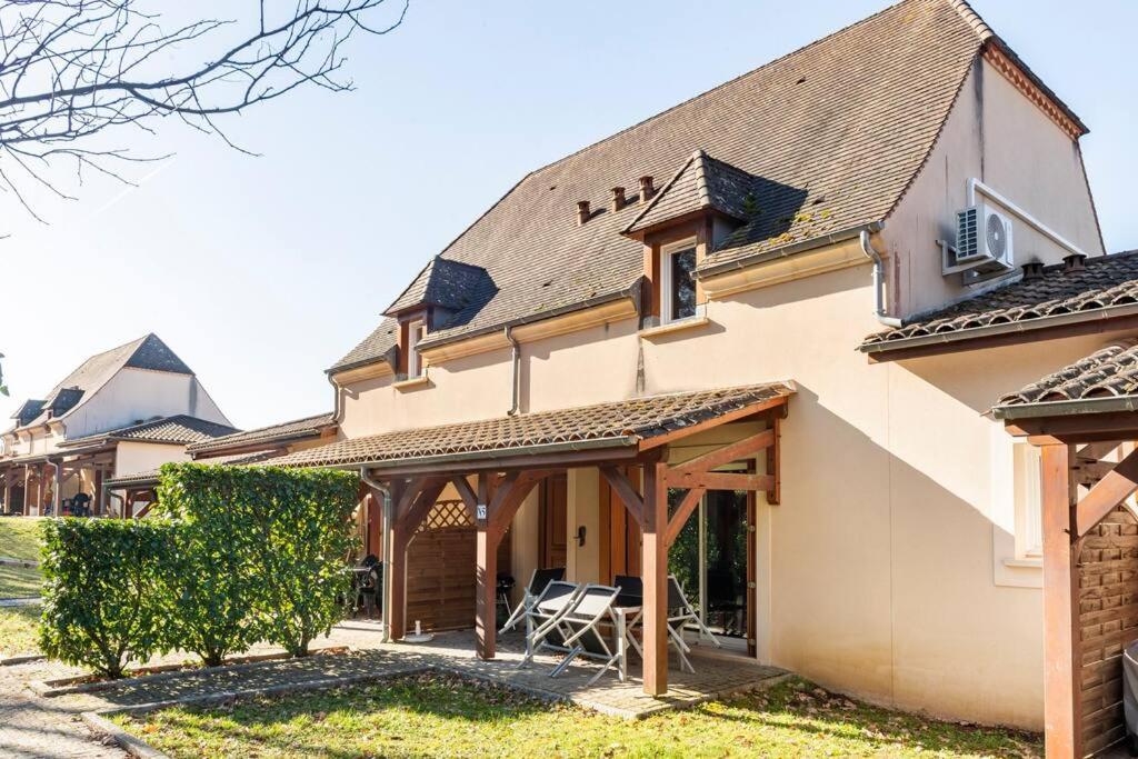 Le N5 Des Hauts De Sarlat Apt Duplex Clim, Piscine, Parking Exterior photo